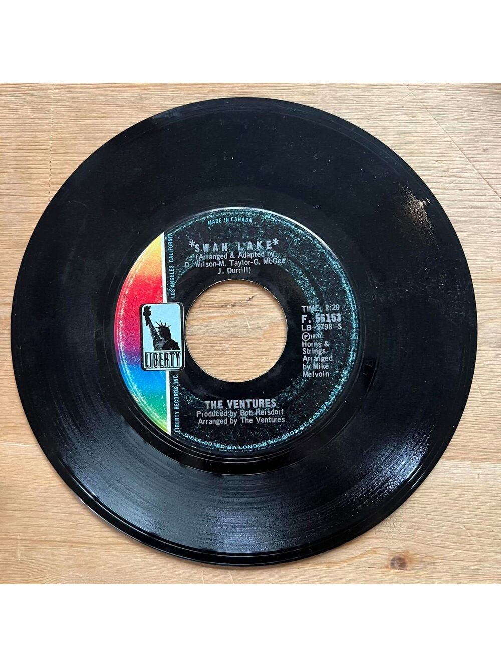 The Ventures - Swan Lake/Expo Seven-O 45rpm VG+ R14